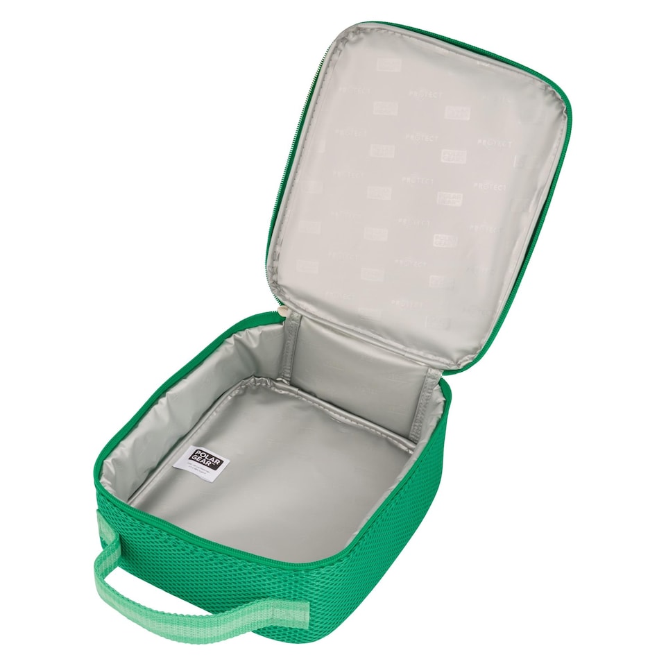 image 1 of Polar Gear Plain Green Lunch Bag with Bottle Holder