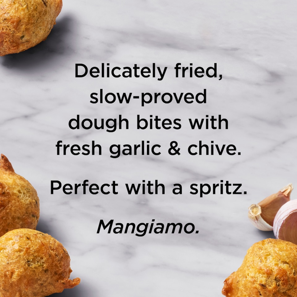 image 1 of Crosta Mollica Pizzelle Dough Bites – Garlic & Chive 180g