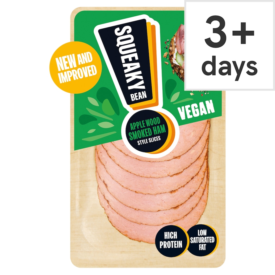 Squeaky Bean Applewood Smoked Ham Style Slices 80G