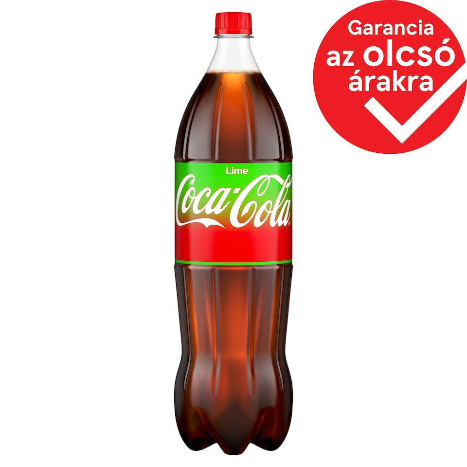 Coca-Cola Lime cola- és limeízű szénsavas üdítőital 1,75 l
