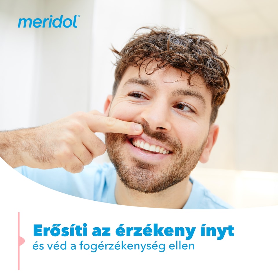 meridol Gum Protection + Sensitive fogkrém érzékeny fogíny és fogak védelmére 75 ml  1. kép