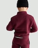 image 2 of F&F Boys Cotton Rich Pocket Front Half Zip Sweatshirt in Purple