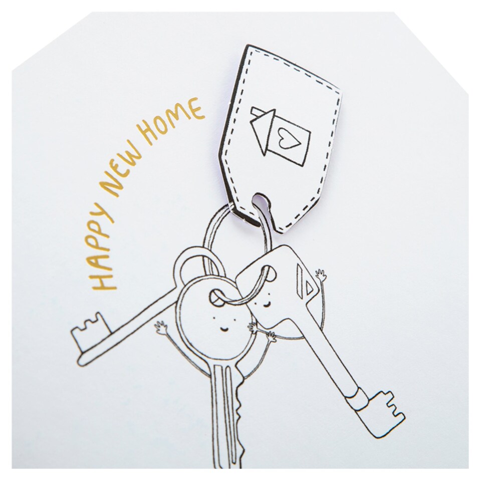 image 1 of Hallmark New Home Card Happy New Home (3D)