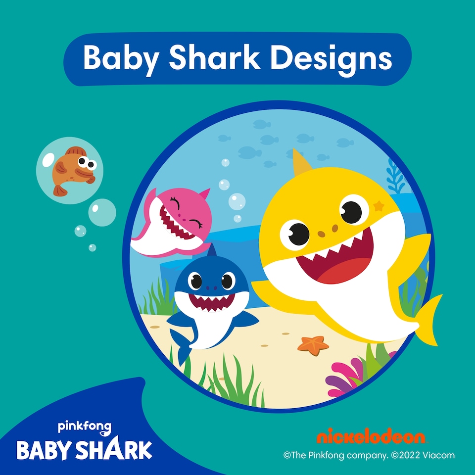 image 1 of Pampers Splashers Baby Shark Size 3-4 Swim Nappies 12 Pack