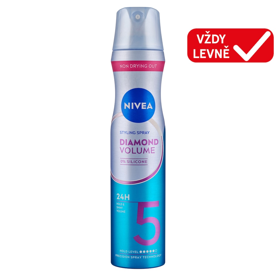 Obrázek 1 pro produkt Nivea Diamond Volume Lak na vlasy 250ml