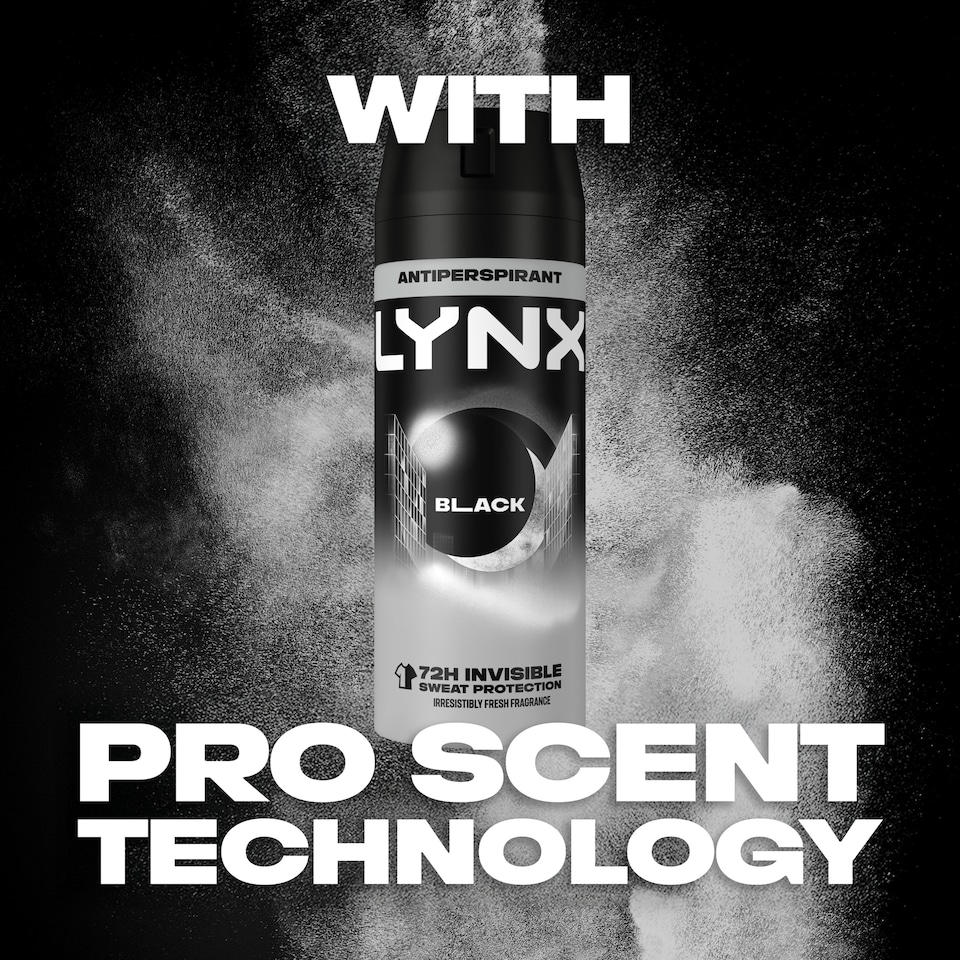 image 1 of Lynx Dry Black Antiperspirant Deodorant 150Ml