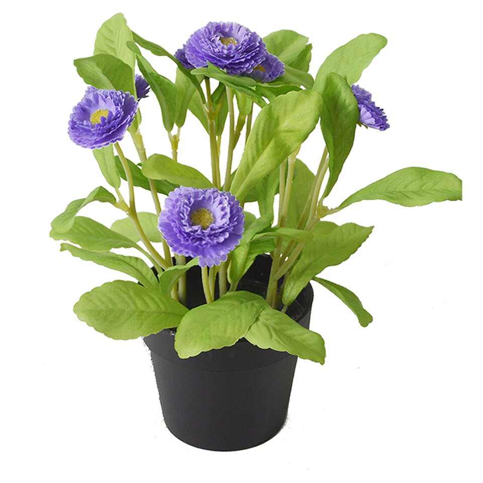 Artificial Purple Bellis Flower