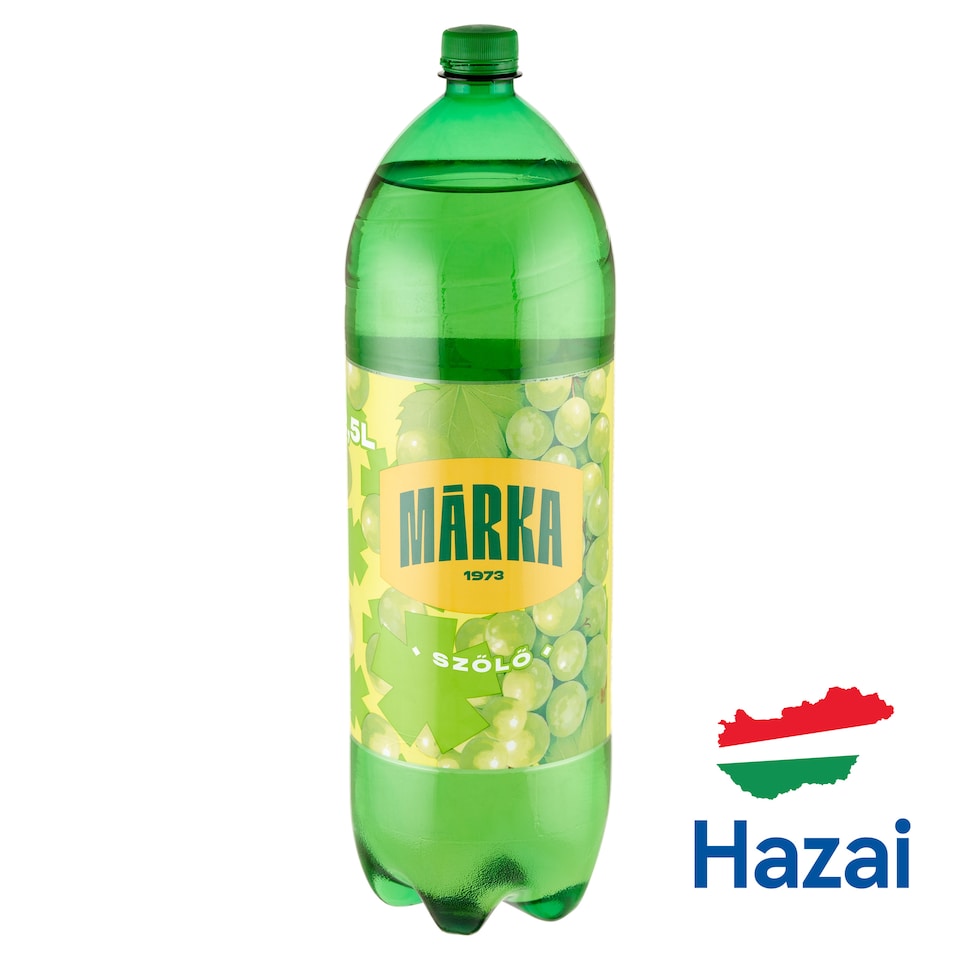 Márka szőlő szénsavas üdítőital cukorral és édesítőszerekkel 2,5 l