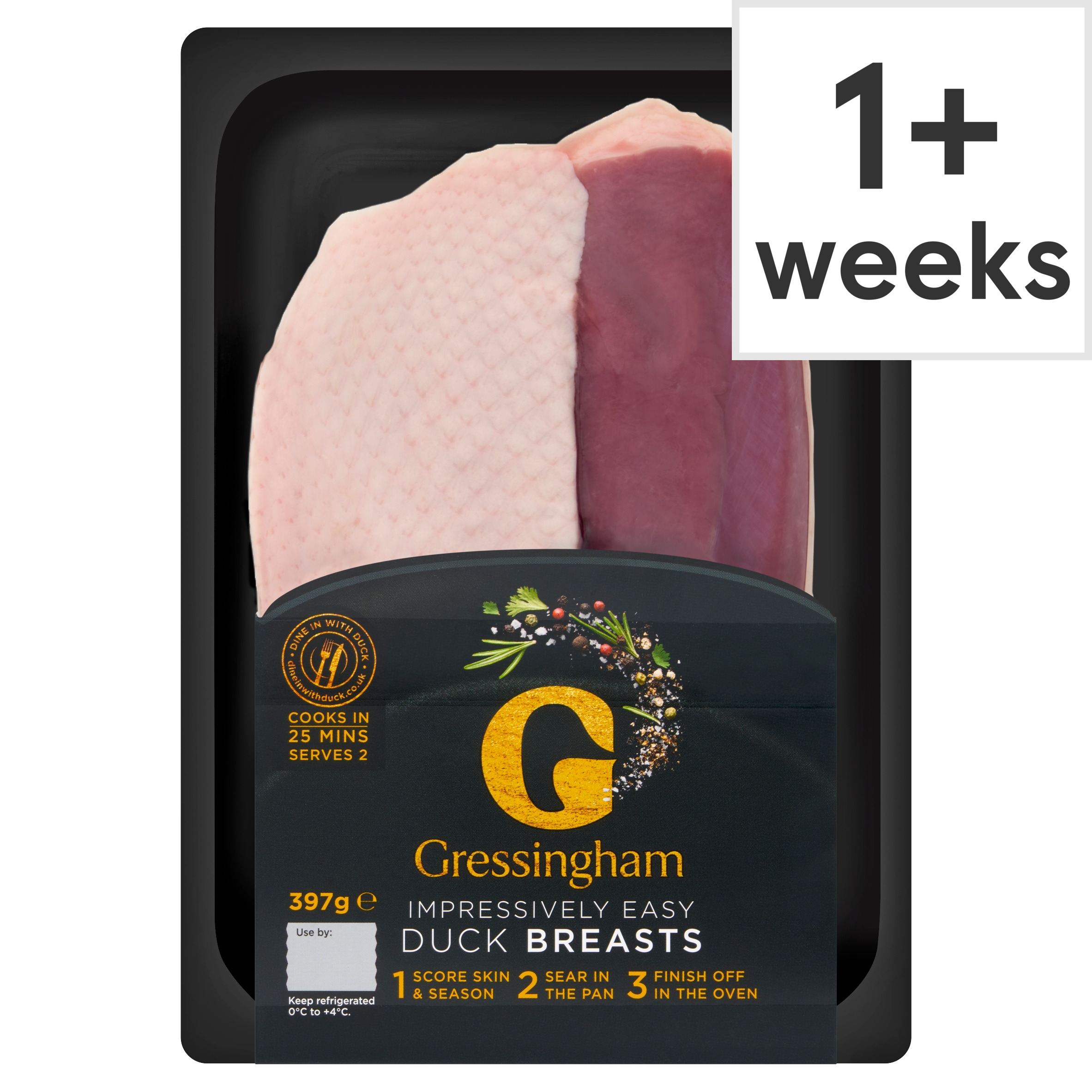 Gressingham Duck Breast Fillets 397G
