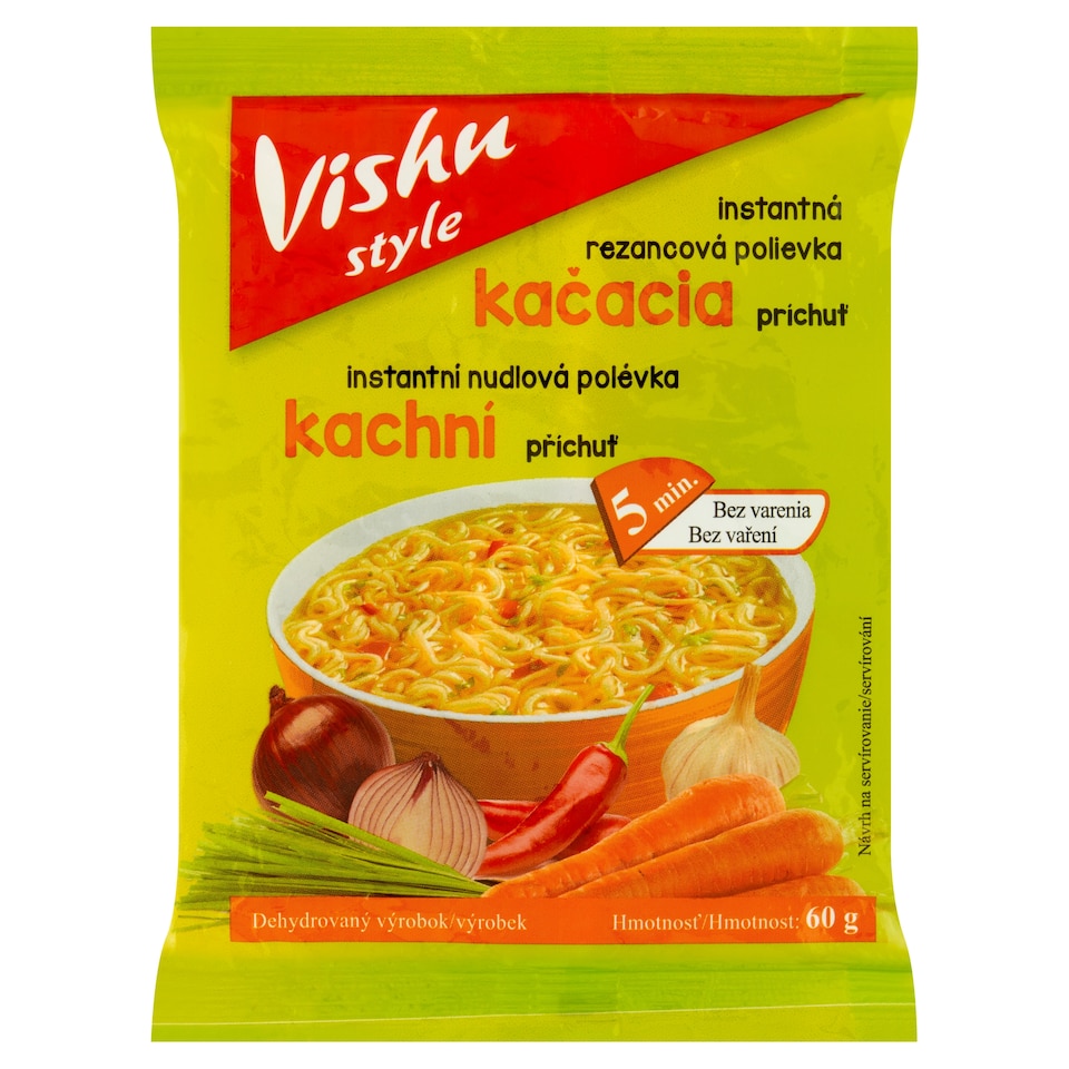 obrázok 1 z Vishu Style Instantná rezancová polievka kačacia príchuť 60 g