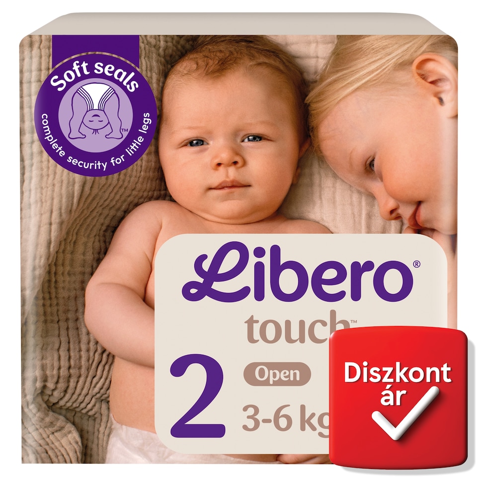 Libero Touch pelenka, méret: 2, 3-6 kg, 47 db  1. kép