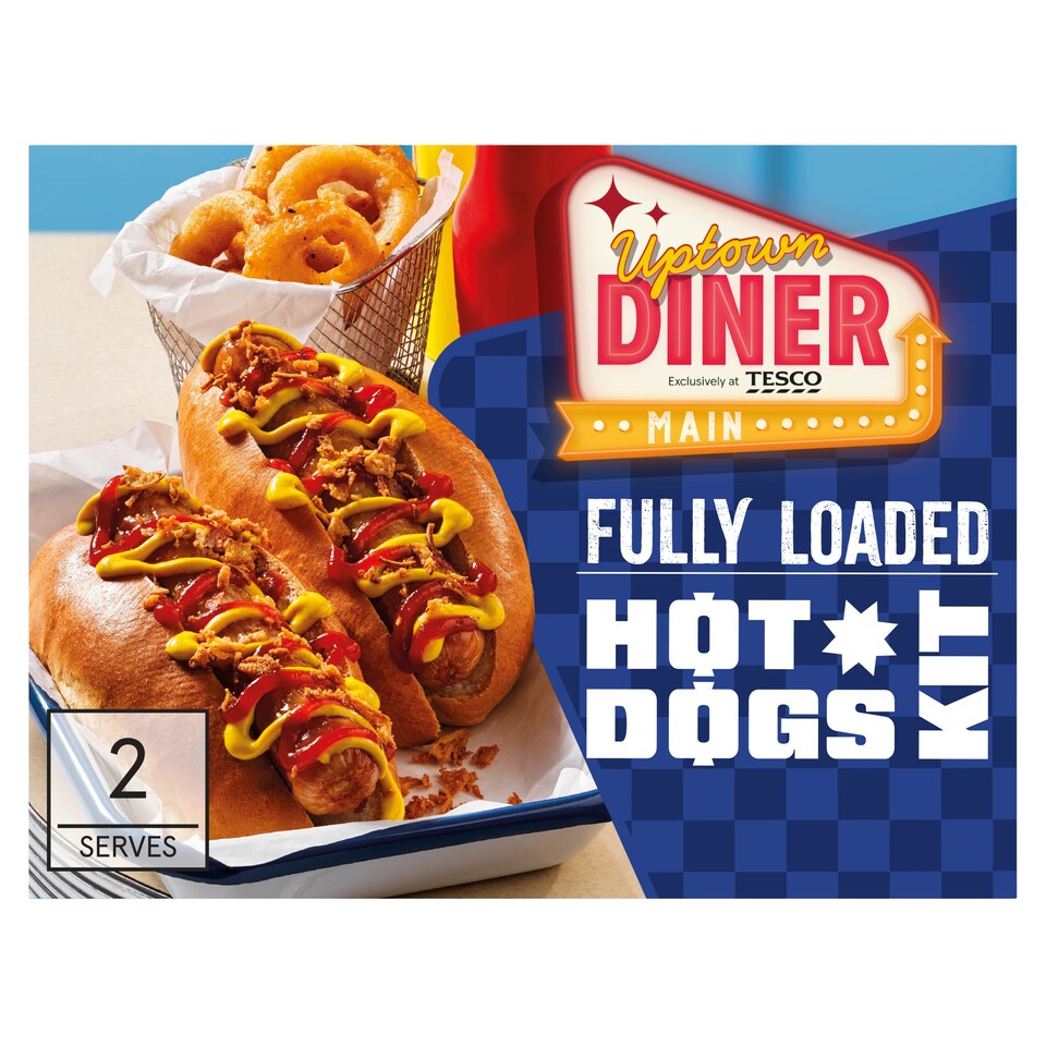 image 1 of Uptown Diner Fully Loaded Hotdog Kit 416G