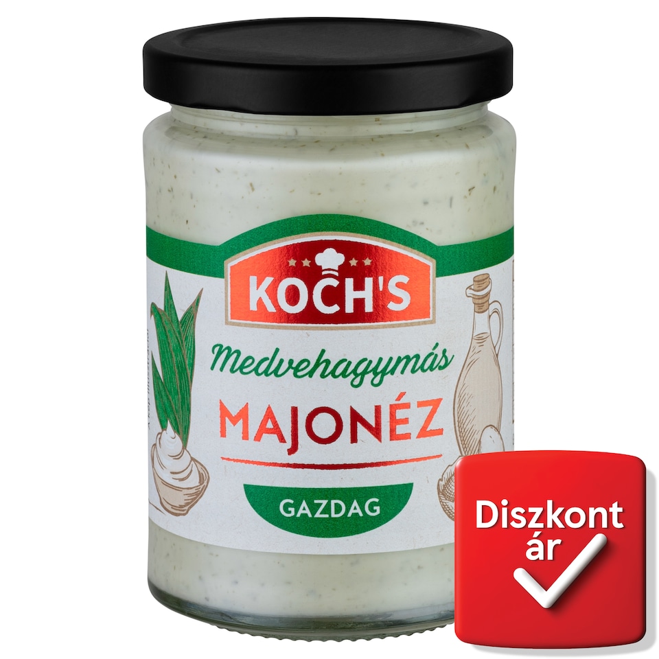 KOCH'S Medvehagymás majonéz 310 g