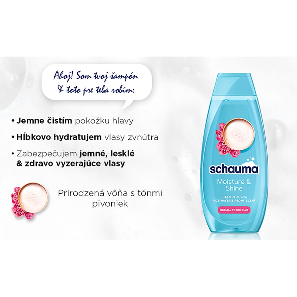 image 1 of Schauma šampón Moisture Shine 400 ml