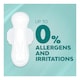 image 2 of Bodyform Pure Sensitive Ultra Night Sanitary Towels Wings 8 pack
