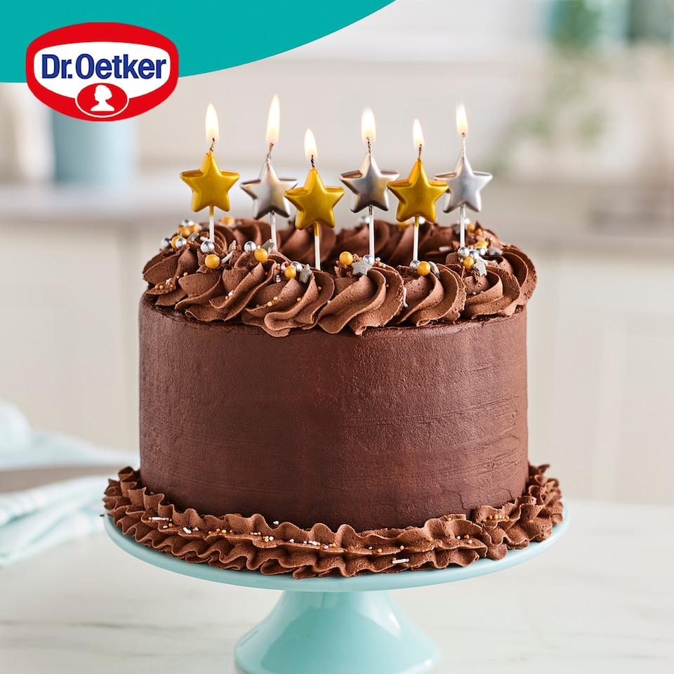 image 1 of Dr Oetker Star Candles 6 Pack