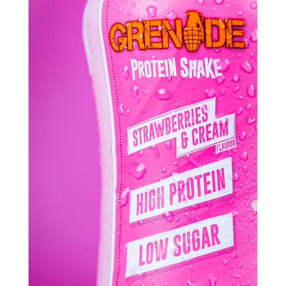 image 1 of Grenade Protein Shake Strawberries and Cream Flavour 330ml