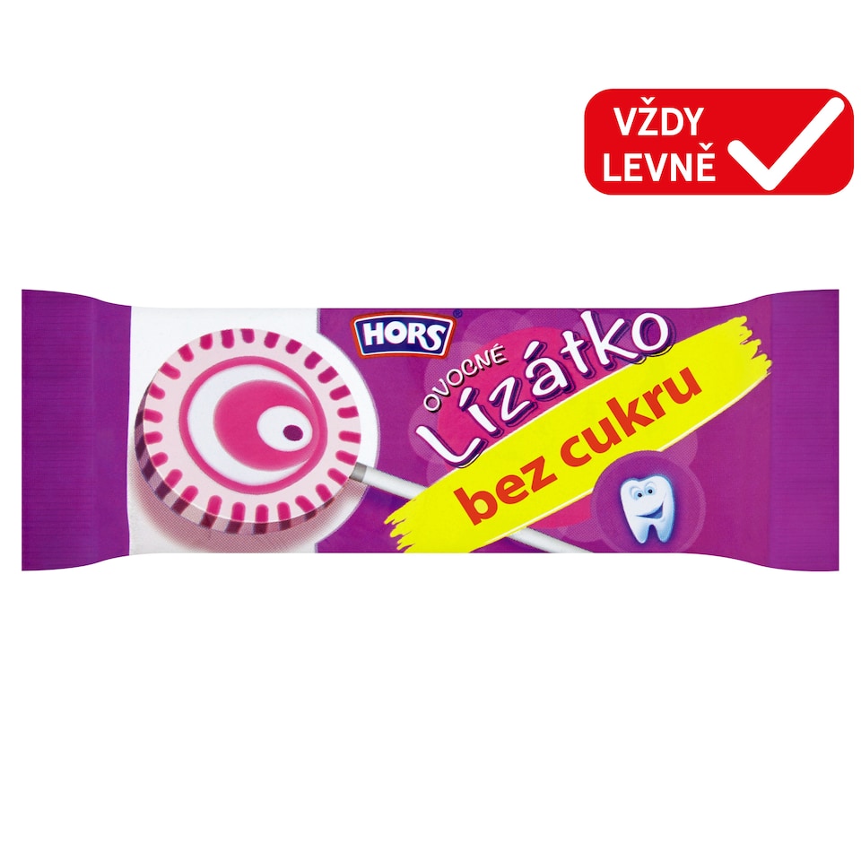Obrázek 1 pro produkt Hors Ovocné lízátko bez cukru 10g