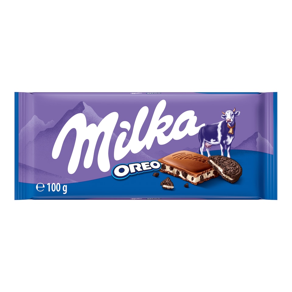 Milka čokoláda Oreo mliečna čokoláda a sušienky 100 g