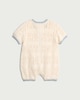 image 2 of F&F Baby Pure Cotton Knitted Romper in White