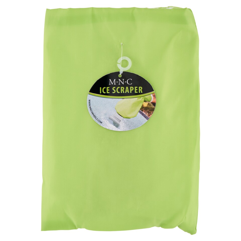 M.N.C. Škrabka na ľad s rukavicou vodeodolná s podšívkou zelená