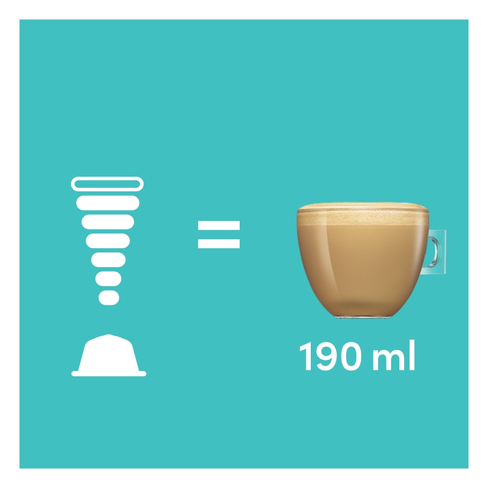 image 1 of Nescafe Dolce Gusto Flat White Coffee Pods x16 187.2g