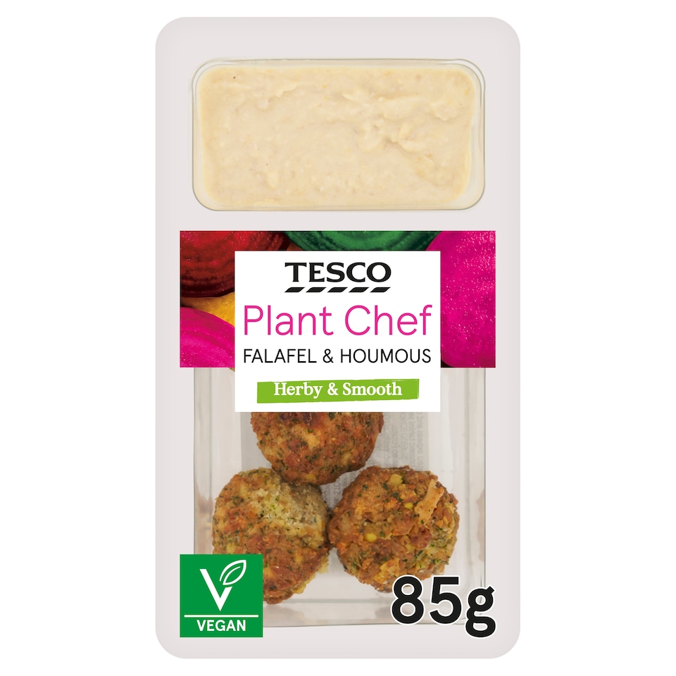 Tesco Plant Chef Falafel & Houmous 85G