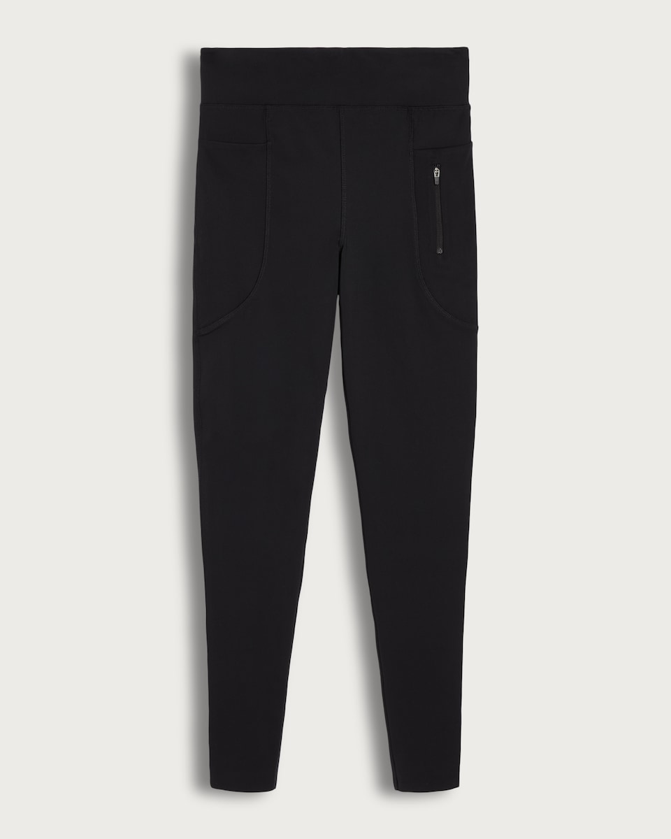 F&F Active High Waisted Performance Leggings in Black