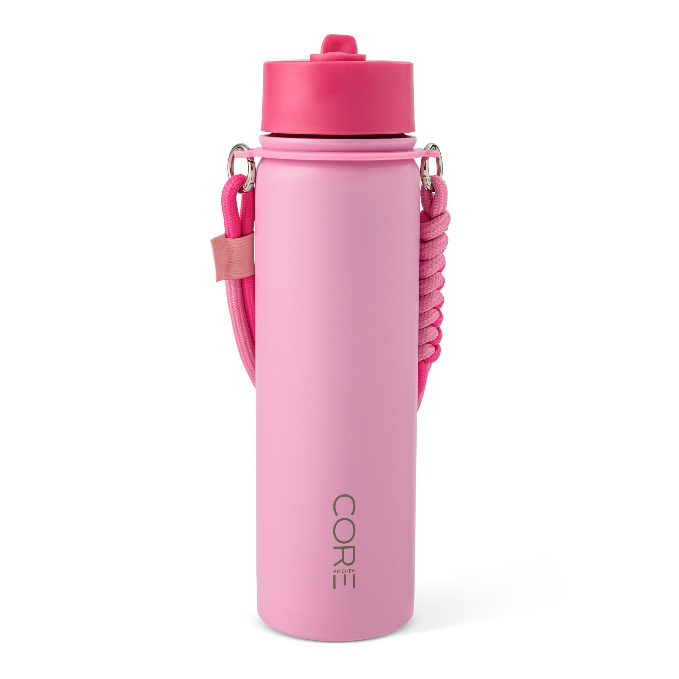 Core Kitchen Pink Zeno Metal Drinking Water Bottle 650ml - Tesco