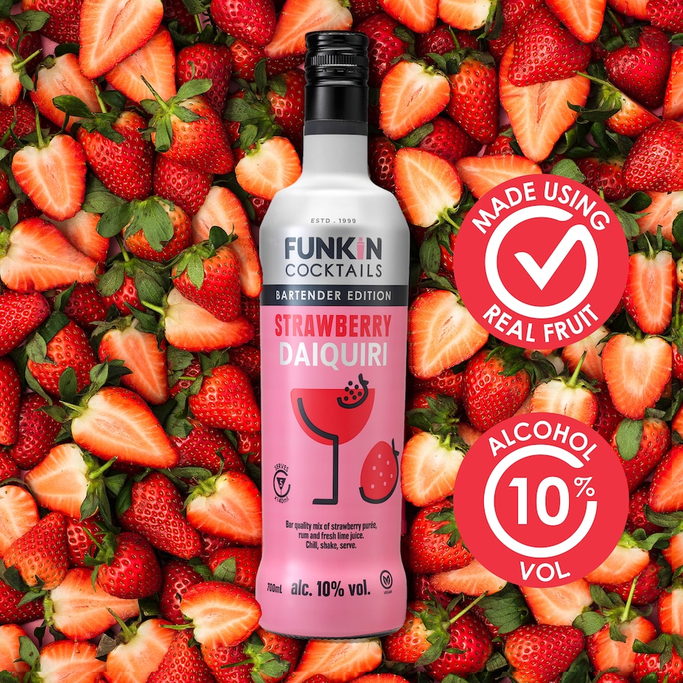 image 1 of Funkin Cocktails Bartender Edition Strawberry Daiquiri 700ml