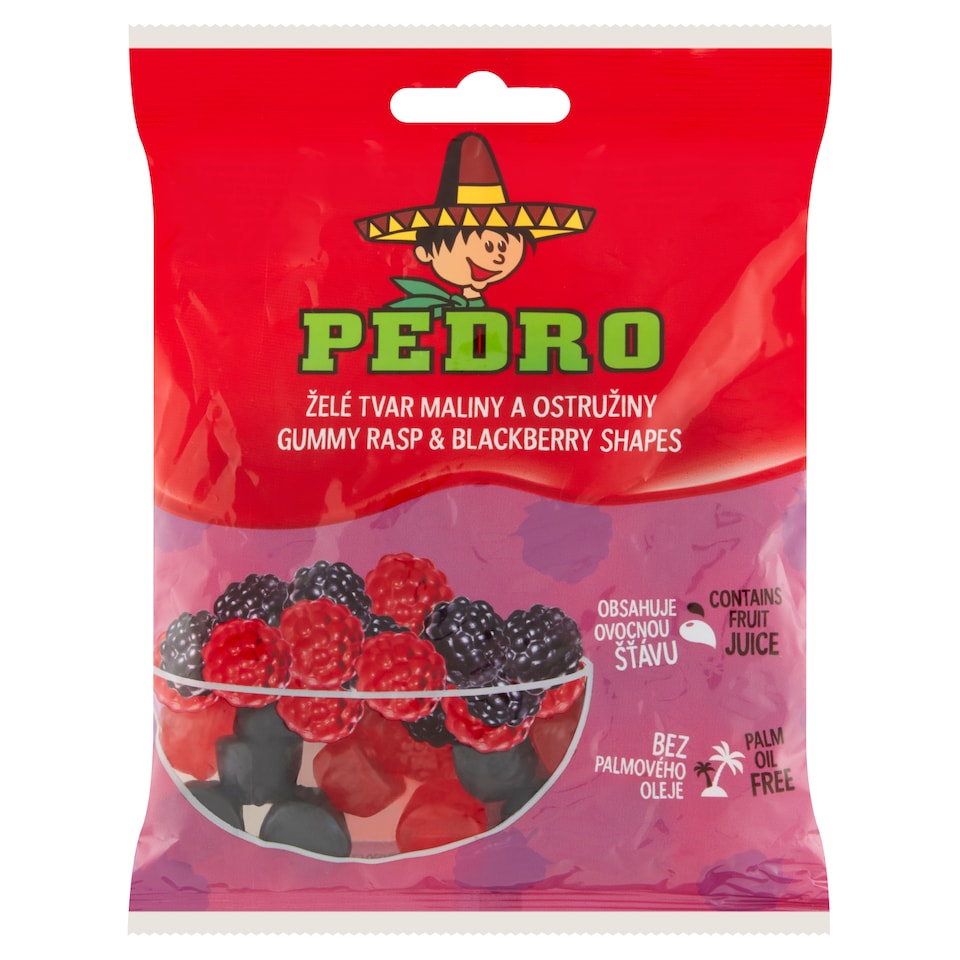 Pedro Želé tvar maliny a ostružiny 200g