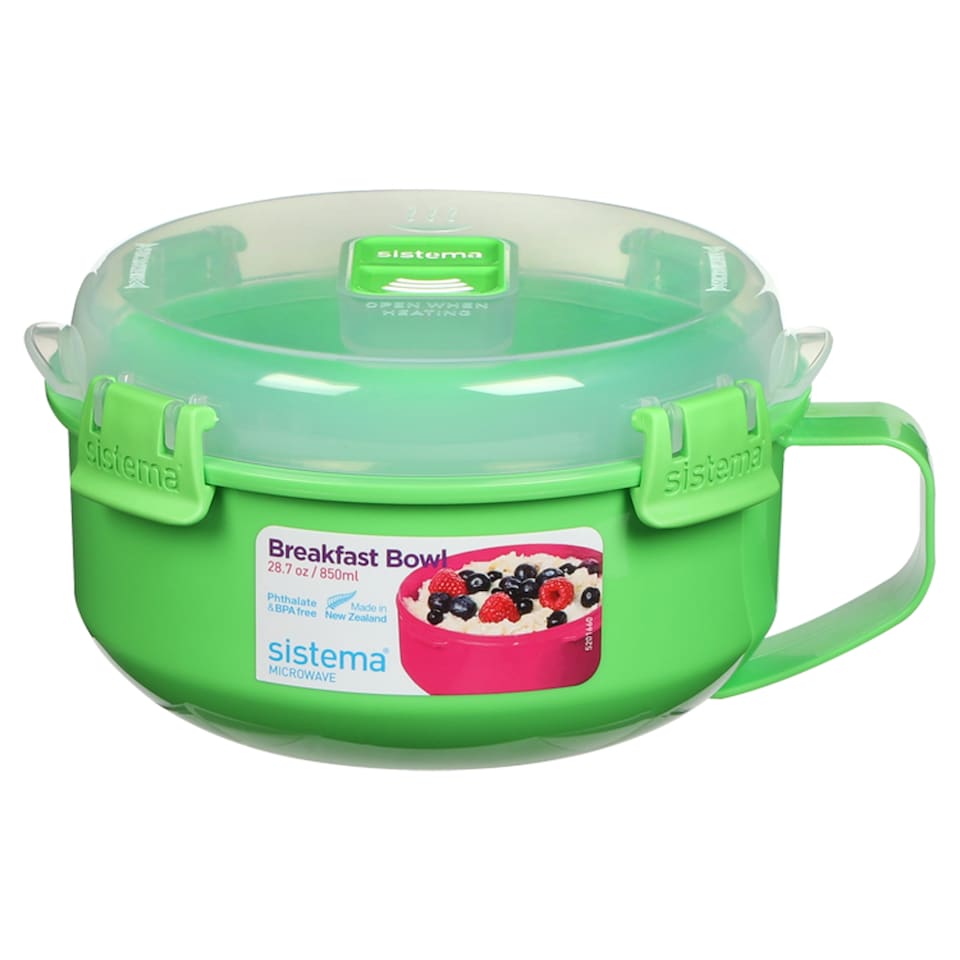image 1 of Sistema Porridge To Go Microwave Food Storage Bowl