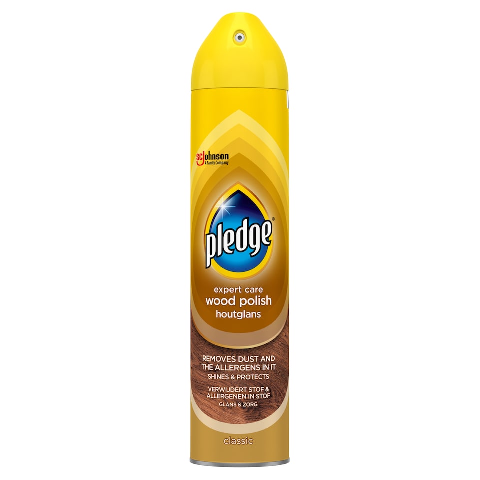 image 1 of Pledge Expert Wood Care Polish Aerosol Classic 250ml