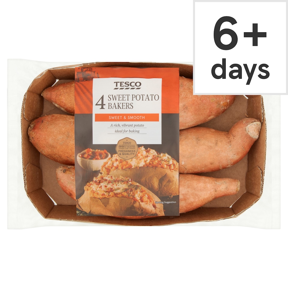 image 1 of Tesco Sweet Potato Bakers