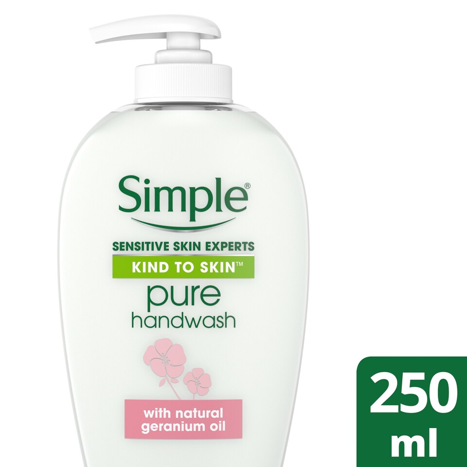 image 1 of Simple Kind To Skin Pure Handwash 250Ml