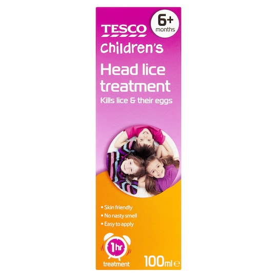 TESCO HEAD LICE TREATMENT 100ML Tesco Groceries