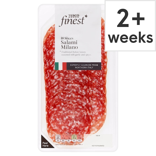 Tesco Finest Salami Milano 90G Tesco Groceries