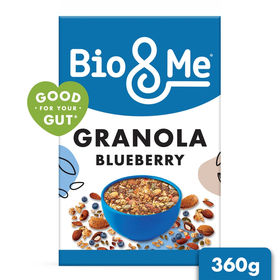 Bio & Me IMMUNITY SUPPORT GRANOLA BLUEBERRY & FLAKED ALMOND 360g