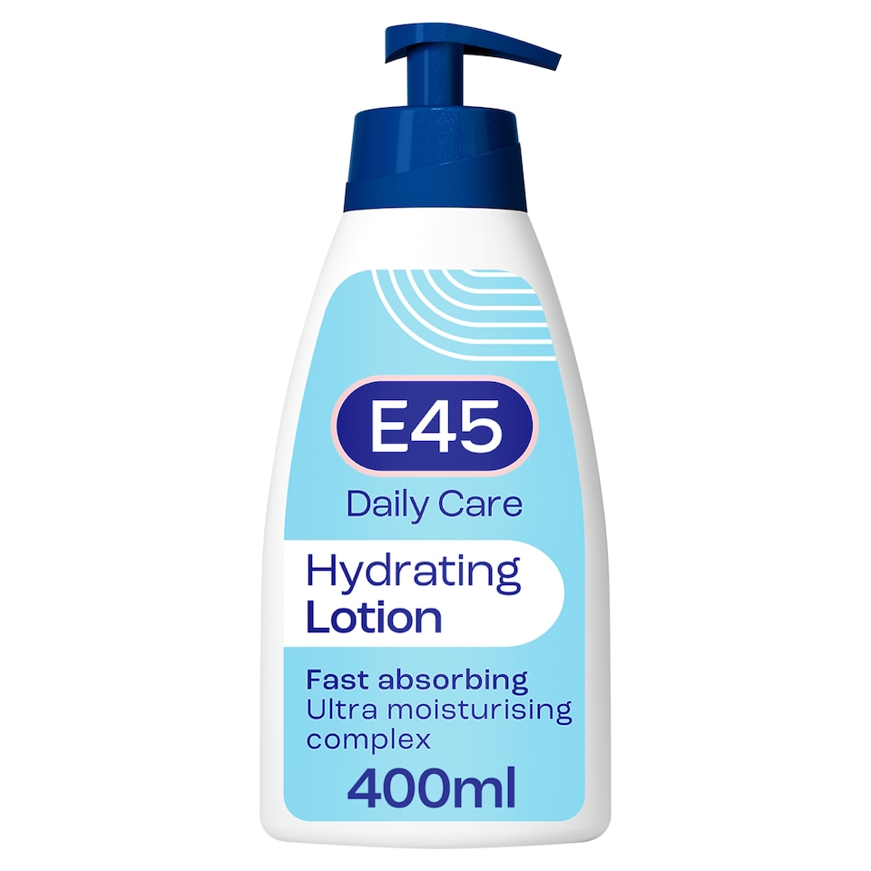 image 1 of E45 Daily Moisturiser Body Lotion for Dry & Sensitive Skin 400ml