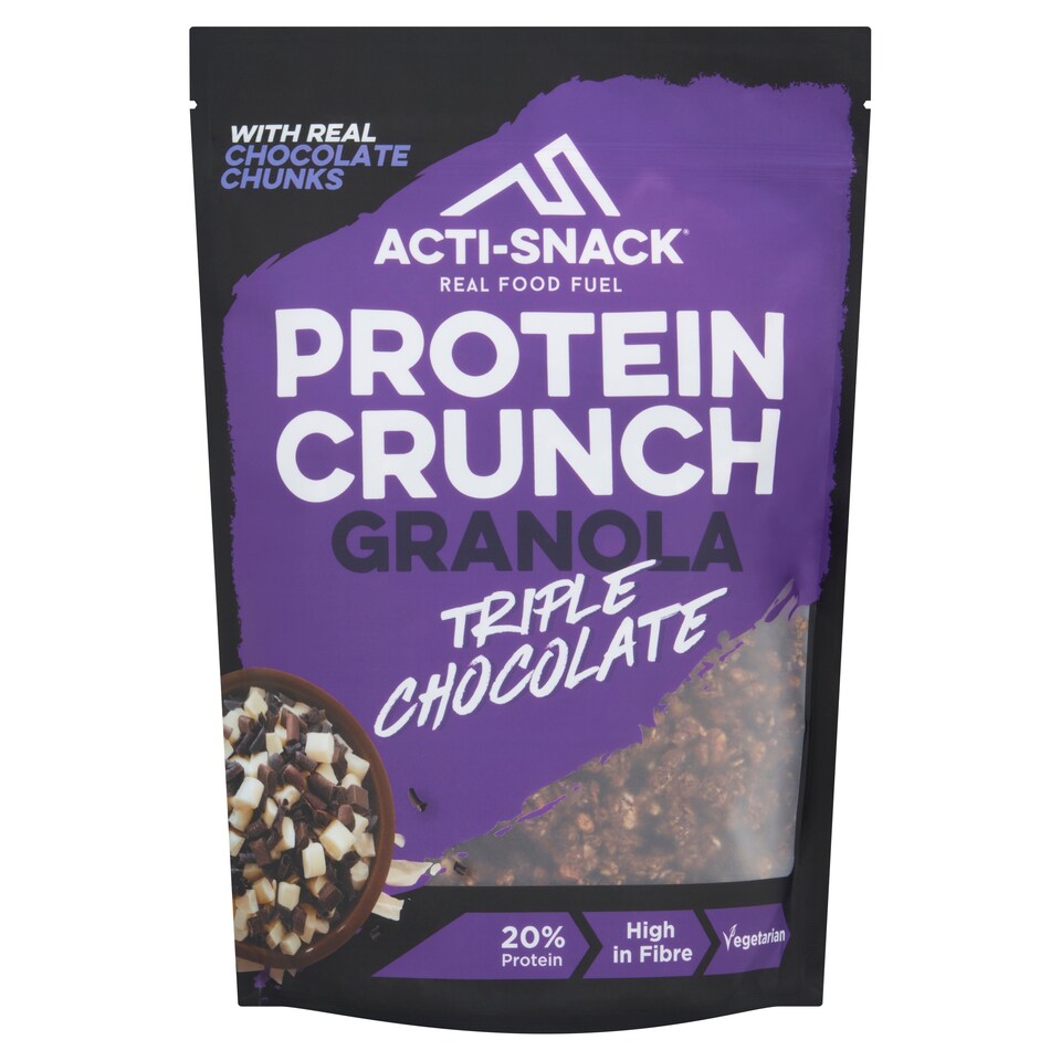 Acti-Snack Protein Crunch Triple Chocolate Granola  350g