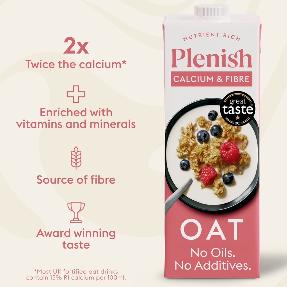 image 1 of Plenish Enriched Oat Drink with added Vitamins & Calcium 1L
