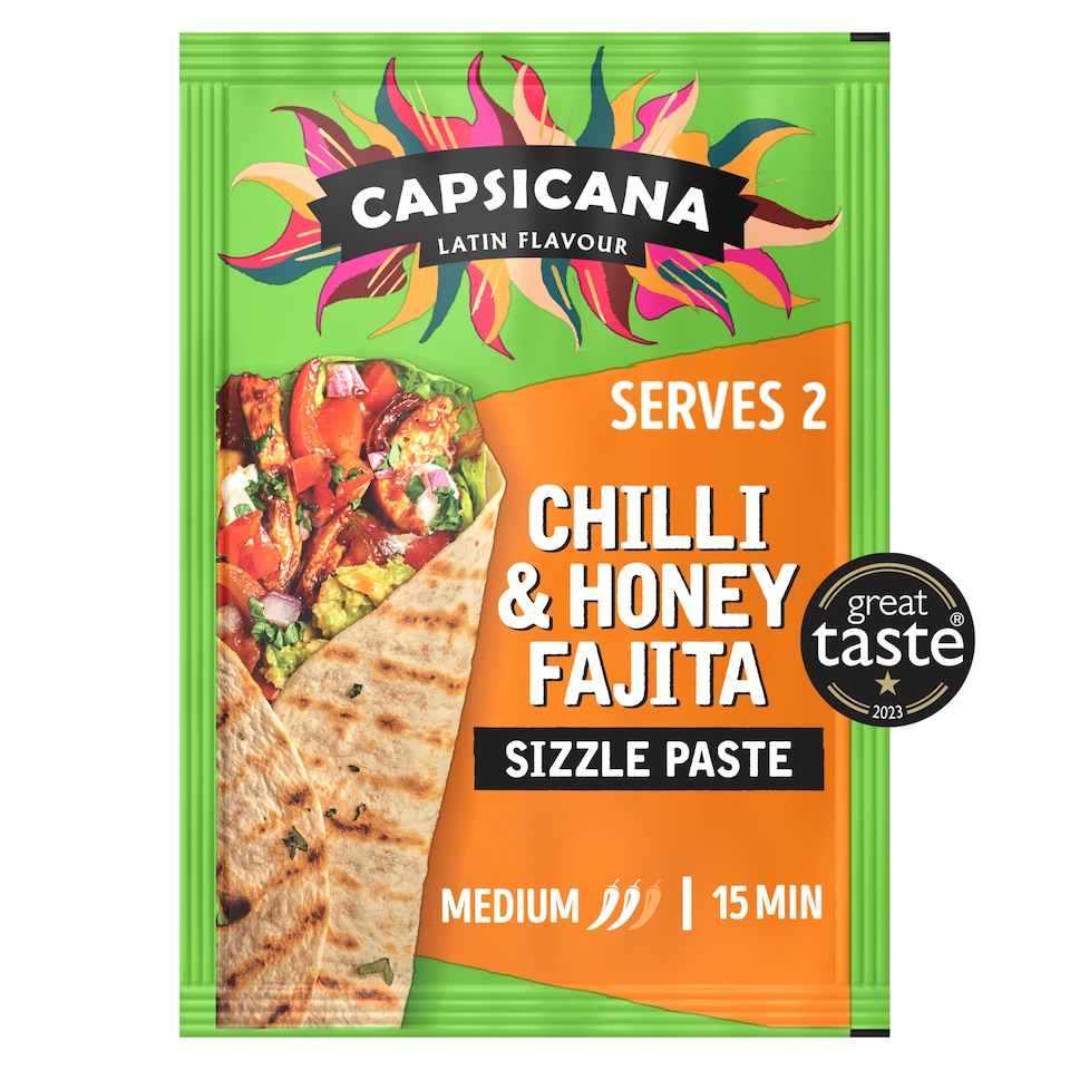 image 1 of Capsicana Mexican Fajita Chilli & Honey Paste 60G