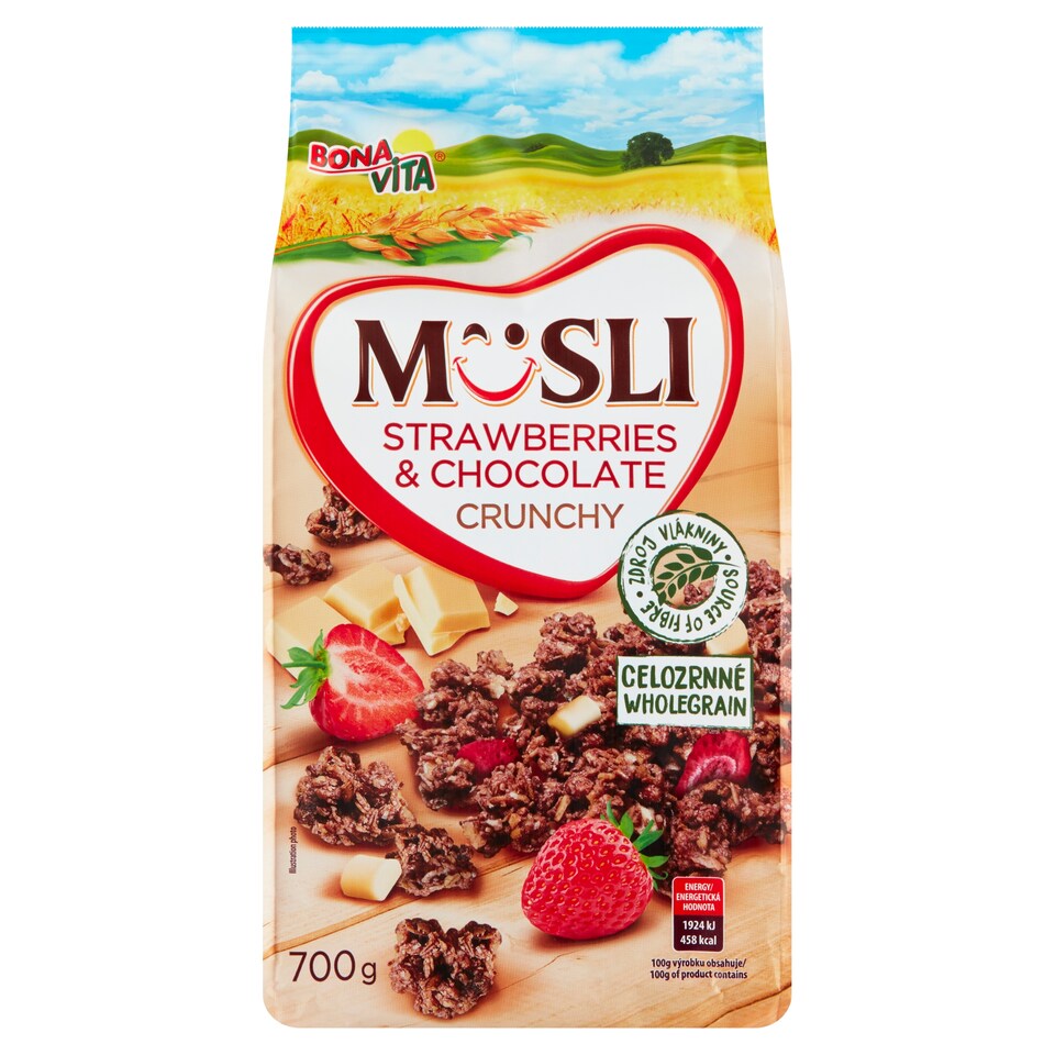 Bona Vita Müsli Strawberries & Chocolate Crunchy 700g