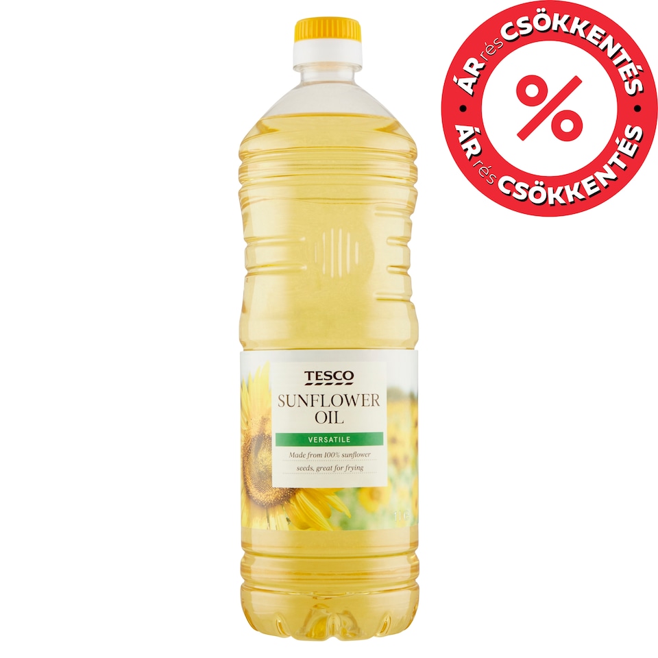 Tesco finomított napraforgó-étolaj 1 l
