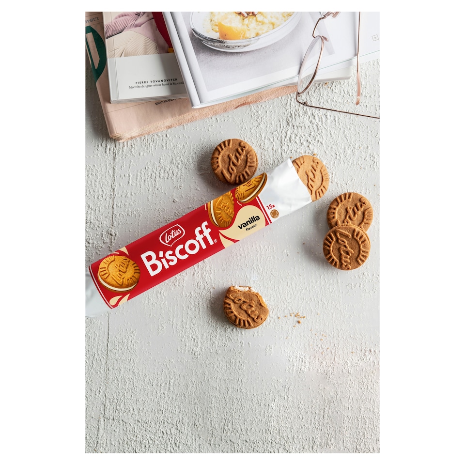 image 1 of Lotus Biscoff Sandwich Biscuits - Vanilla Flavour 150g