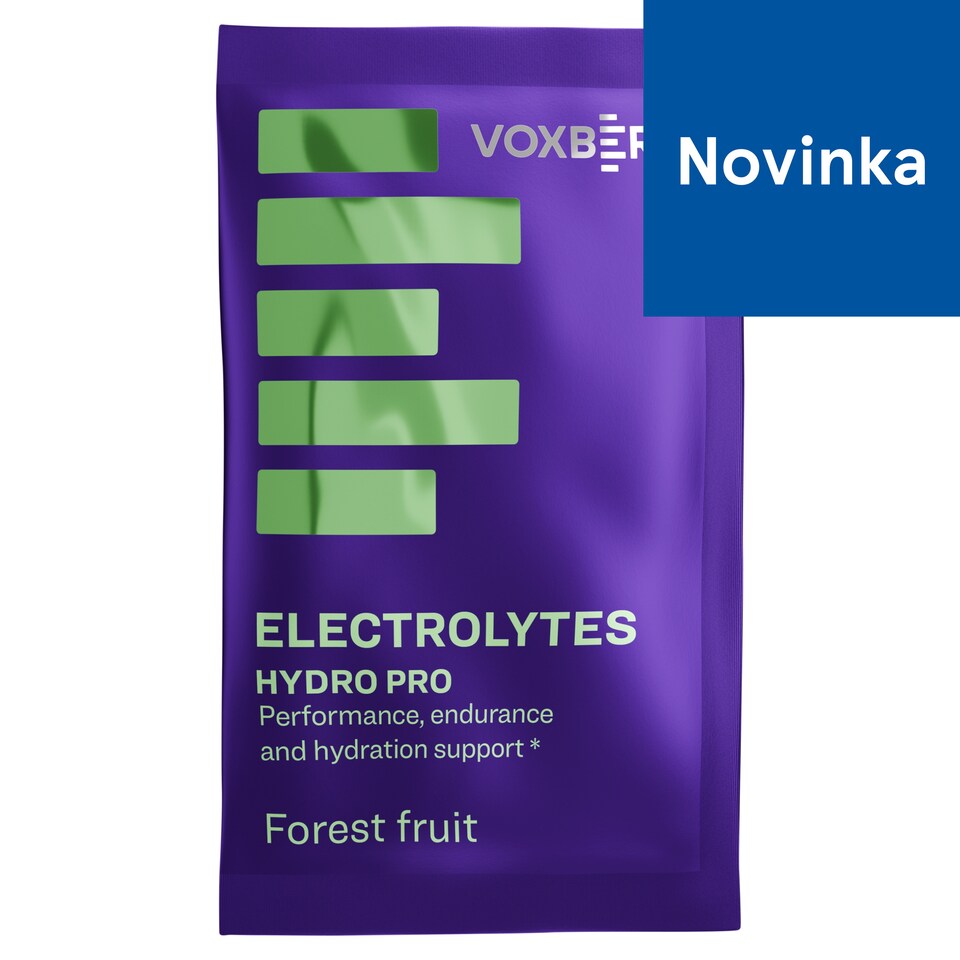 Voxberg Prášok na prípravu nápoja s obsahom elektrolytov s príchuťou lesného ovocia 22 g
