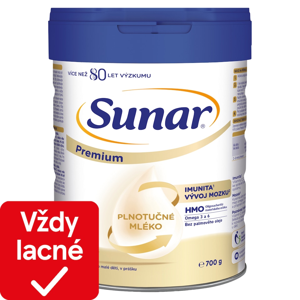 obrázok 1 z Sunar Premium 3 batoľacie mlieko 700 g