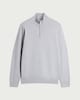 image 4 of F&F Pure Cotton Half Zip Jumper in Grey