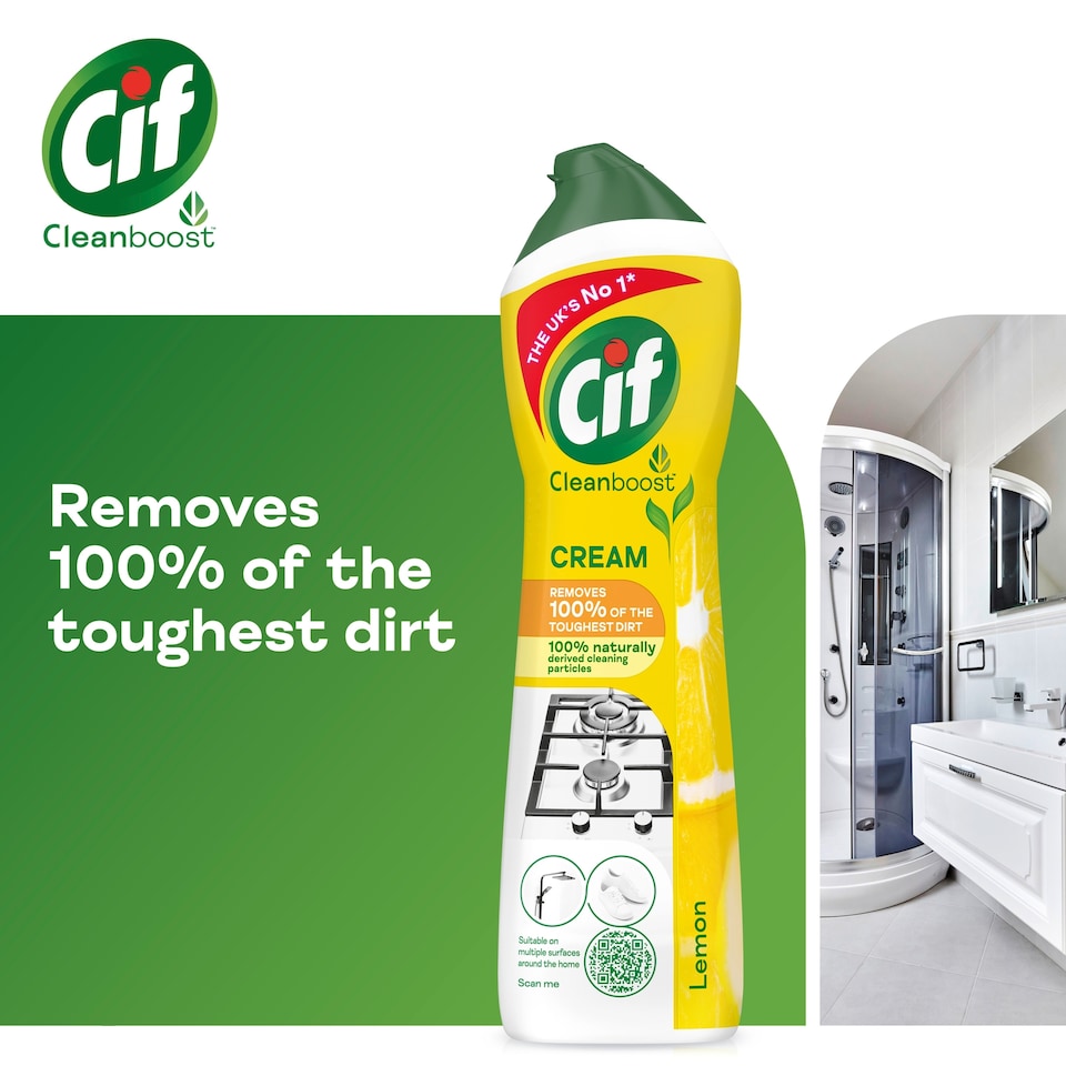 image 1 of Cif Lemon Cream Cleaner 500Ml