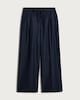 image 4 of F&F Tie Waist Wide Leg Tailored Co-ord Trousers in Blue